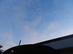 蓼科の夕空