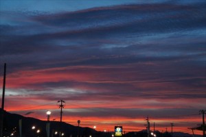 茅野市からの夕焼け１