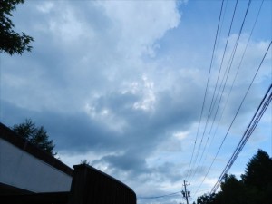 蓼科エリア姫木平別荘地の空