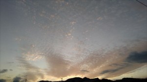 長野県小県郡長和町上空～台風予兆２