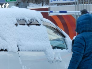 蓼科エリア姫木平別荘地の積雪②