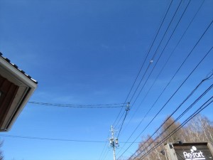 20180219長野県蓼科エリア青空