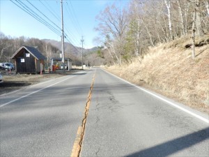 信州長和町大門峠の道路状況H30.3.15