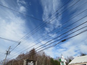 20181129長野県蓼科エリア青空