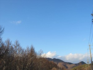 20190105蓼科エリア青空