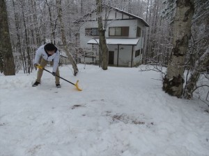 蓼科・冬・別荘グッズ使い方③