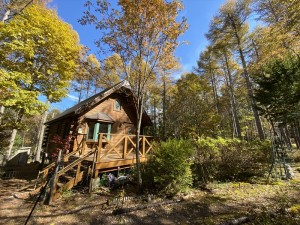 定住可能！「豊かな森に佇む平坦地のログハウス」に行ってきました。