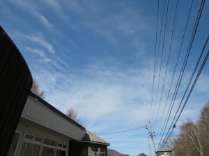 20211118蓼科エリア青空