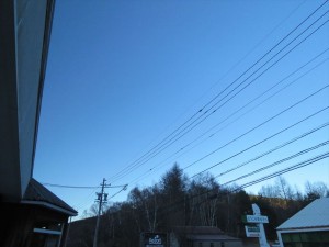 20211128長野県蓼科エリア青空