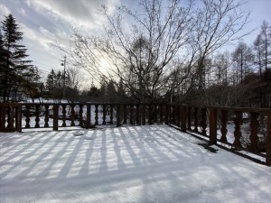 蓼科ビレッジ別荘地にて