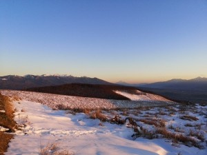 蓼科別荘エリア今日のお天気と夕暮れの景色