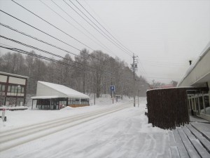 20220210蓼科エリア雪朝9時2